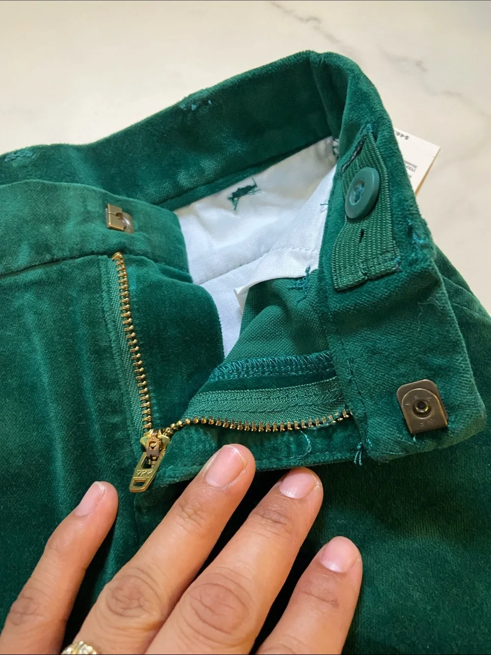 Gymboree Emerald Green Corduroy Pants Size 18-24 Months